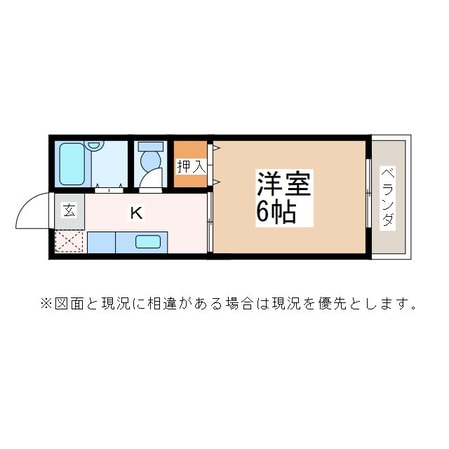 松本駅 徒歩14分 1階の物件間取画像